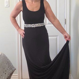 Stunning Open Back Rhinestone Dress
